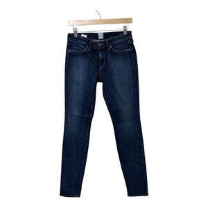 Rich & Skinny Jeans Womens Sz 28 Dark Blue Cotton Stretch Denim Skinny